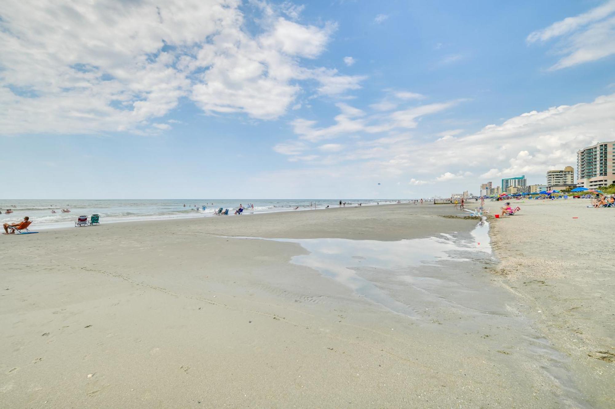 Cozy Coastal Condo With Airy Oceanfront Balcony Myrtle Beach Kültér fotó