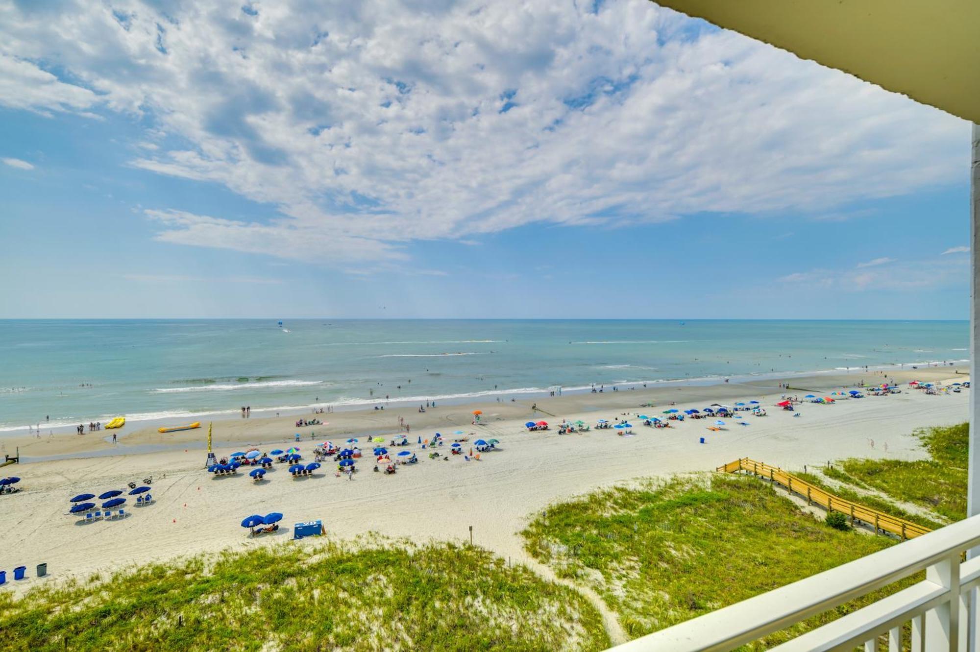 Cozy Coastal Condo With Airy Oceanfront Balcony Myrtle Beach Kültér fotó