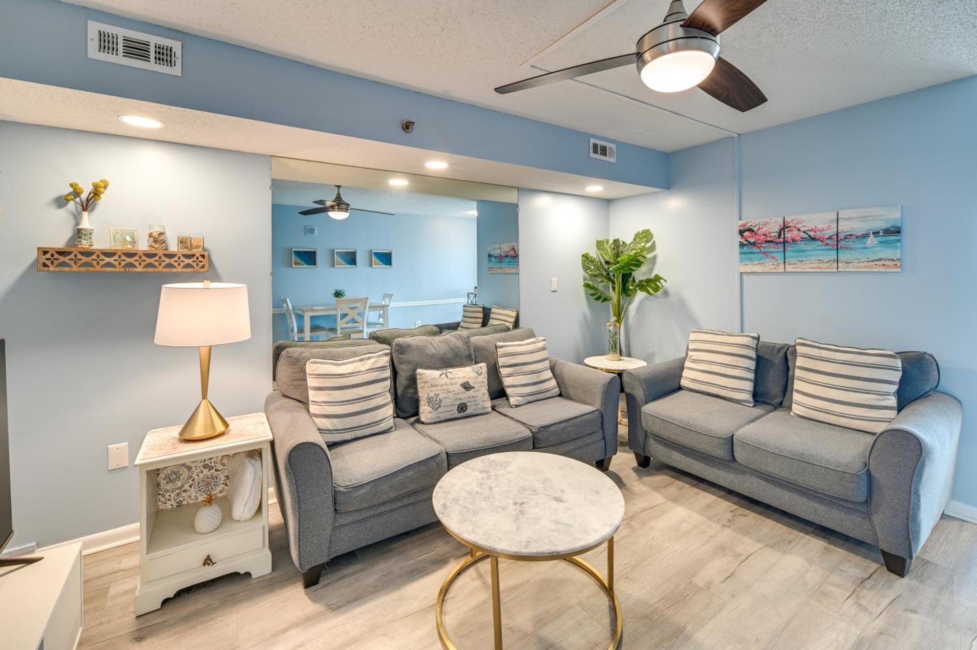 Cozy Coastal Condo With Airy Oceanfront Balcony Myrtle Beach Kültér fotó