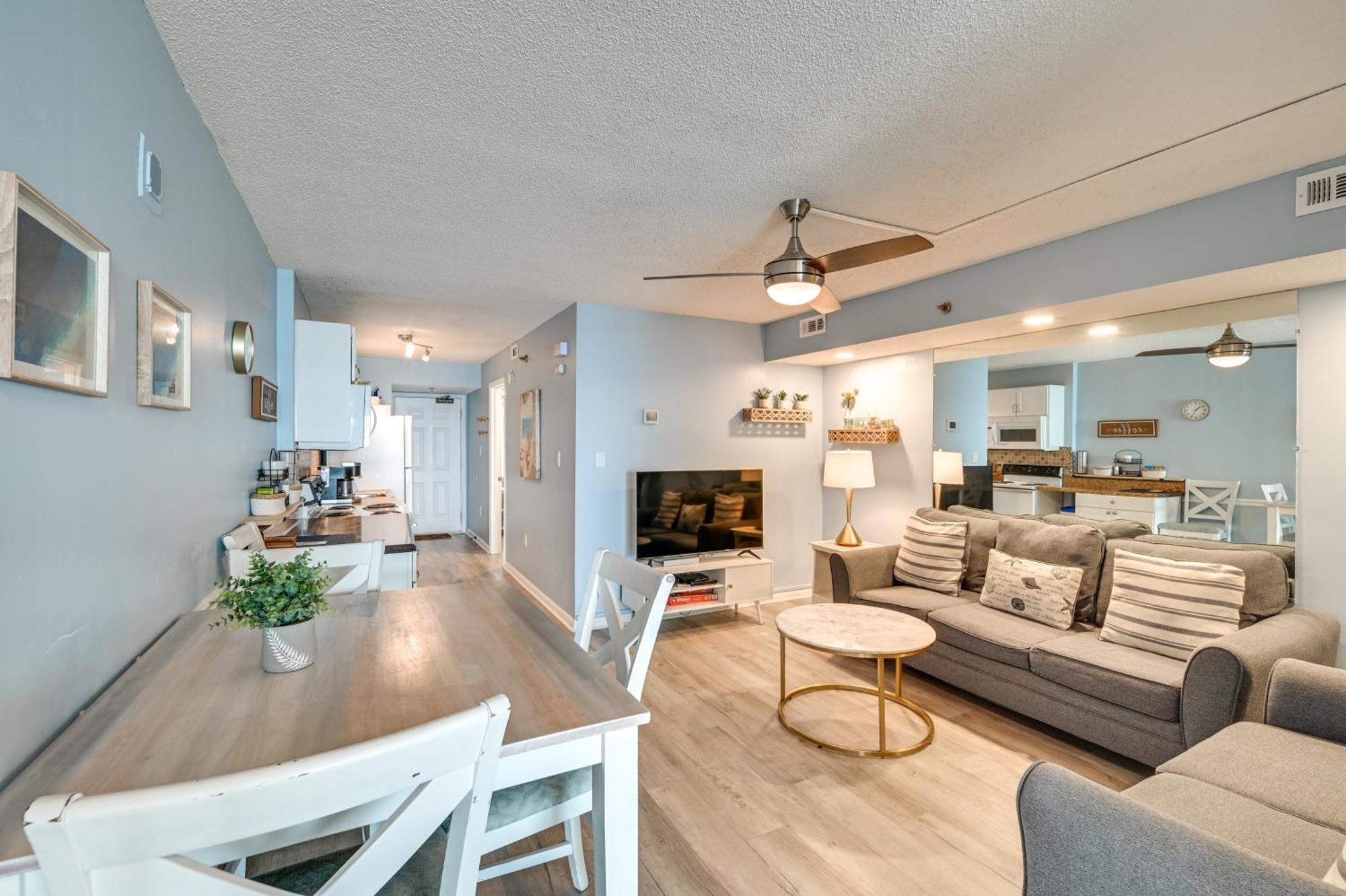 Cozy Coastal Condo With Airy Oceanfront Balcony Myrtle Beach Kültér fotó