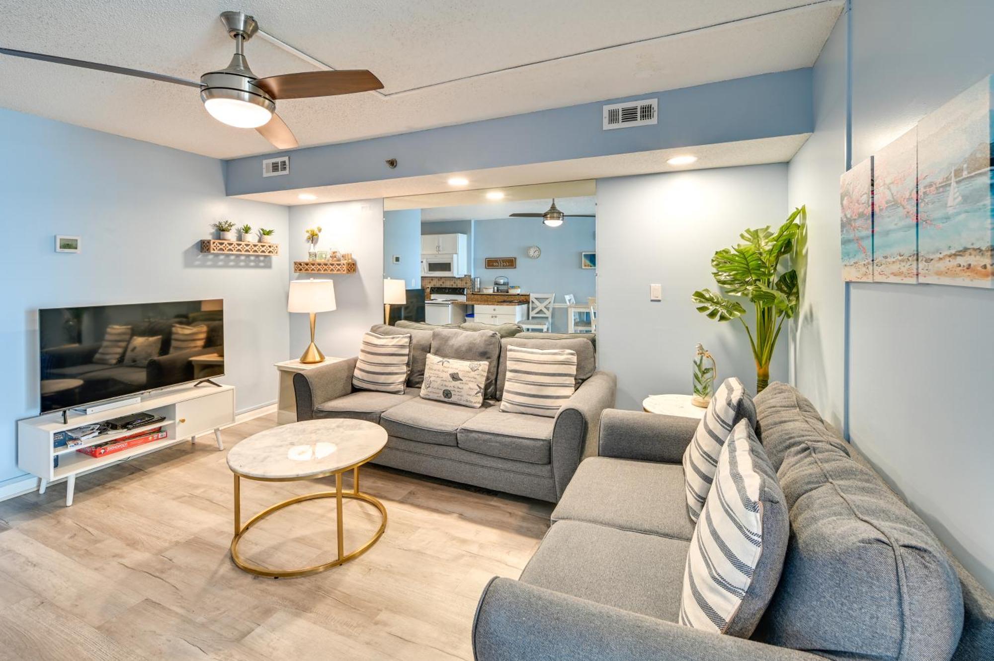 Cozy Coastal Condo With Airy Oceanfront Balcony Myrtle Beach Kültér fotó